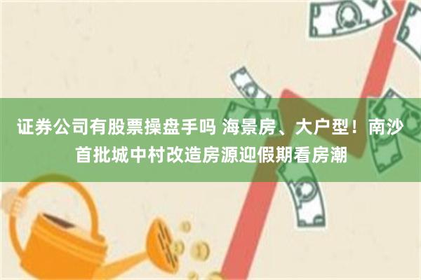 证券公司有股票操盘手吗 海景房、大户型！南沙首批城中村改造房源迎假期看房潮