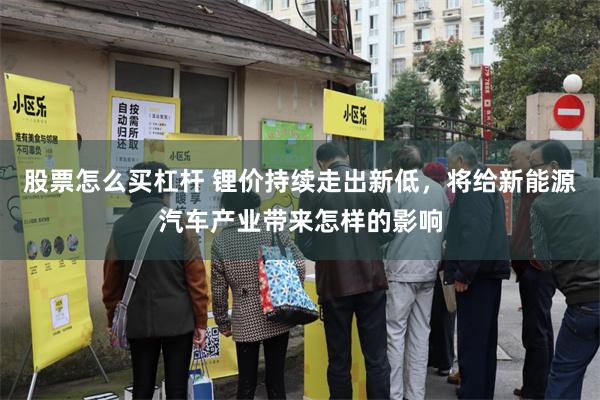 股票怎么买杠杆 锂价持续走出新低，将给新能源汽车产业带来怎样的影响